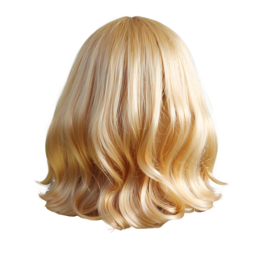 Blonde Wig Png 05252024 PNG Image