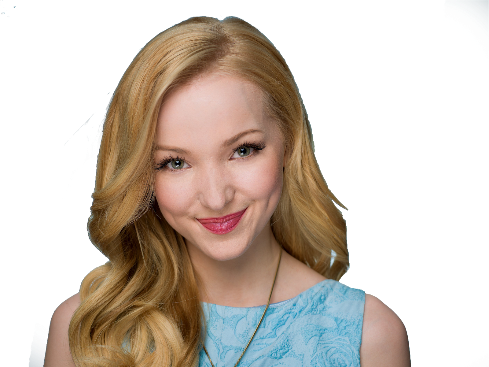 Blonde Woman Smiling Portrait PNG Image