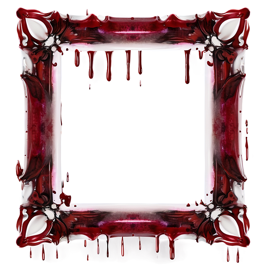 Blood Dripping Frame Png 05252024 PNG Image