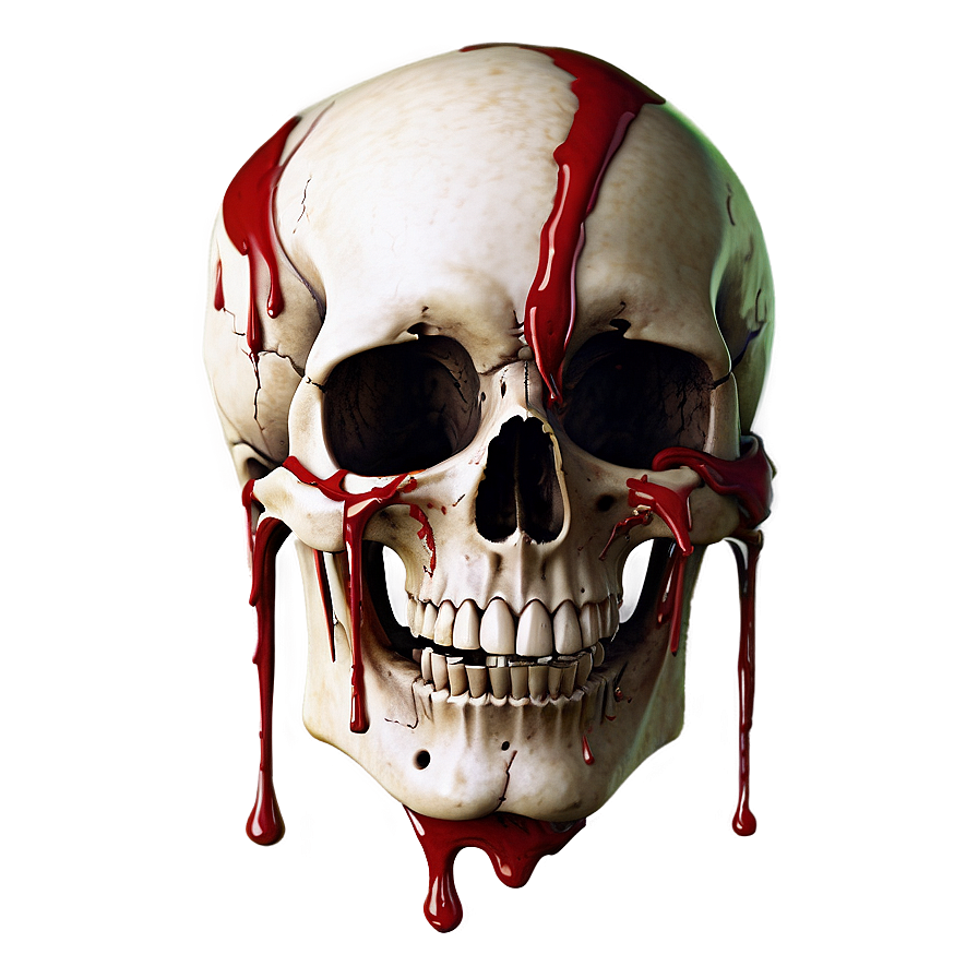 Blood Dripping Skull Png 05252024 PNG Image