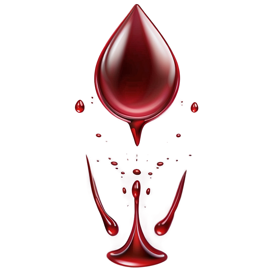 Blood Drop Art Png Dee PNG Image