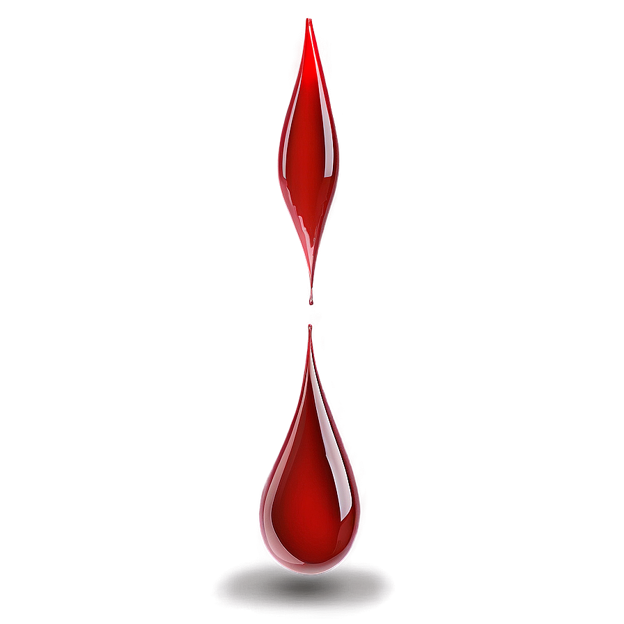 Blood Drop With Shadow Png 65 PNG Image