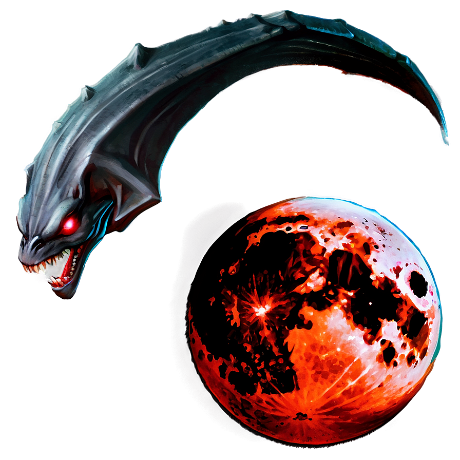 Blood Moon And Vampire Png 84 PNG Image