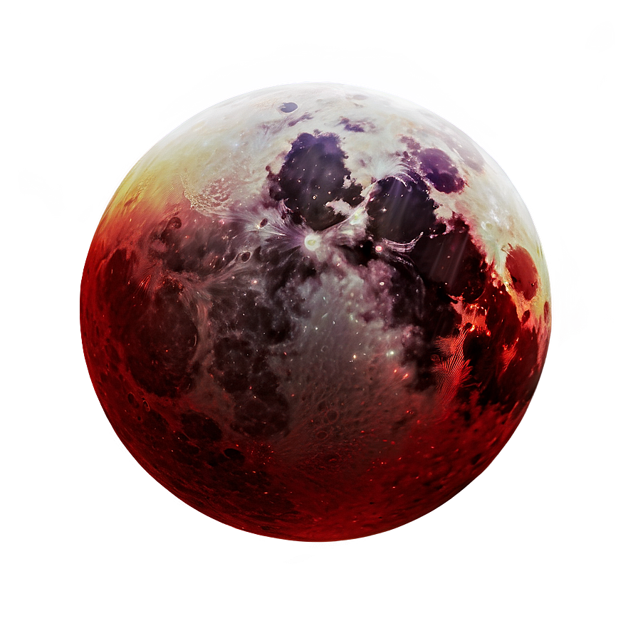 Blood Moon In Space Png 90 PNG Image