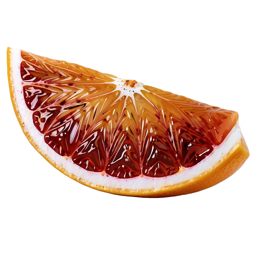 Blood Orange Wedge Png Uqs25 PNG Image