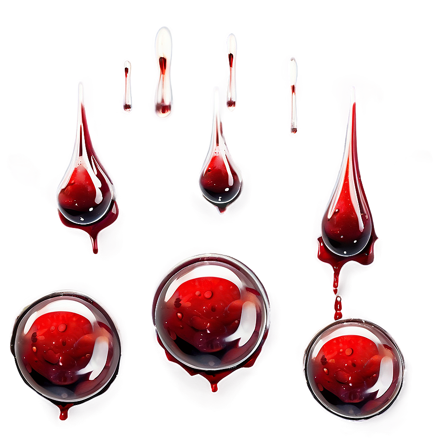 Blood Spatter Droplets Png 06122024 PNG Image