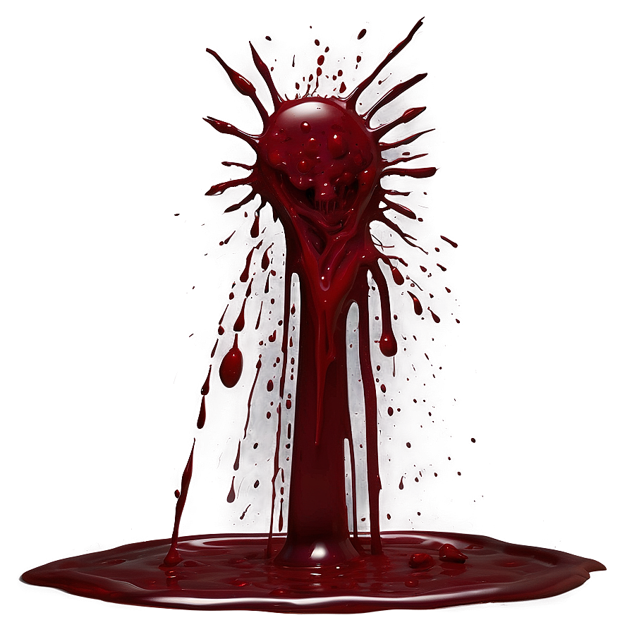 Blood Spatter Horror Scene Png Ips67 PNG Image