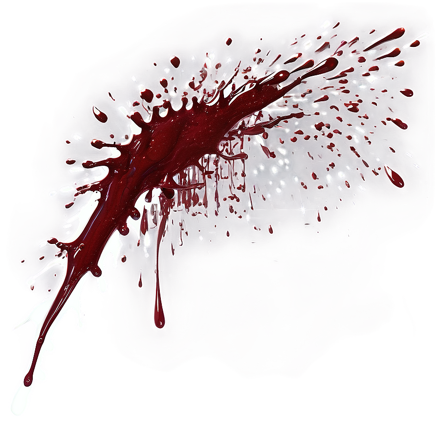 Blood Spatter On Black Png 8 PNG Image