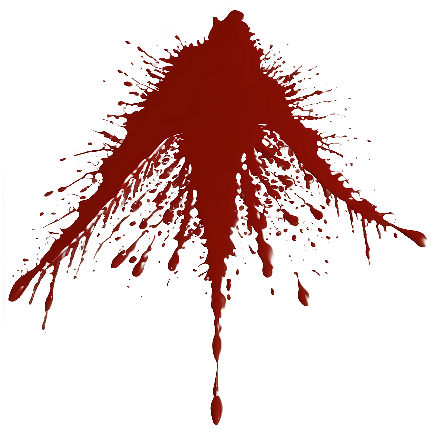 Blood Spatter Silhouette Png Kka38 PNG Image