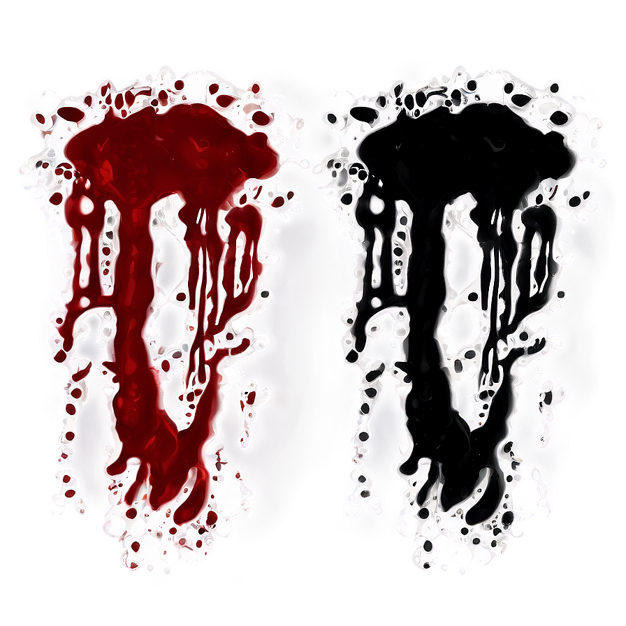 Blood Spatter Silhouette Png Snb PNG Image