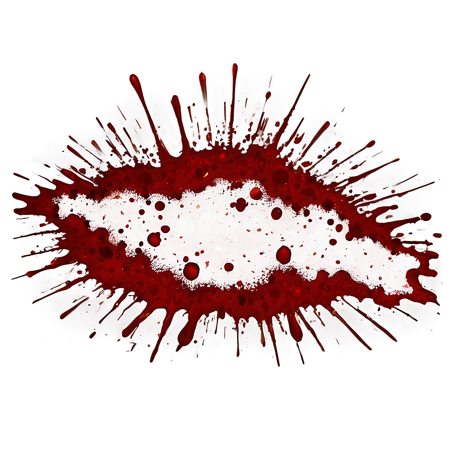 Blood Splatter Artwork Png 04302024 PNG Image