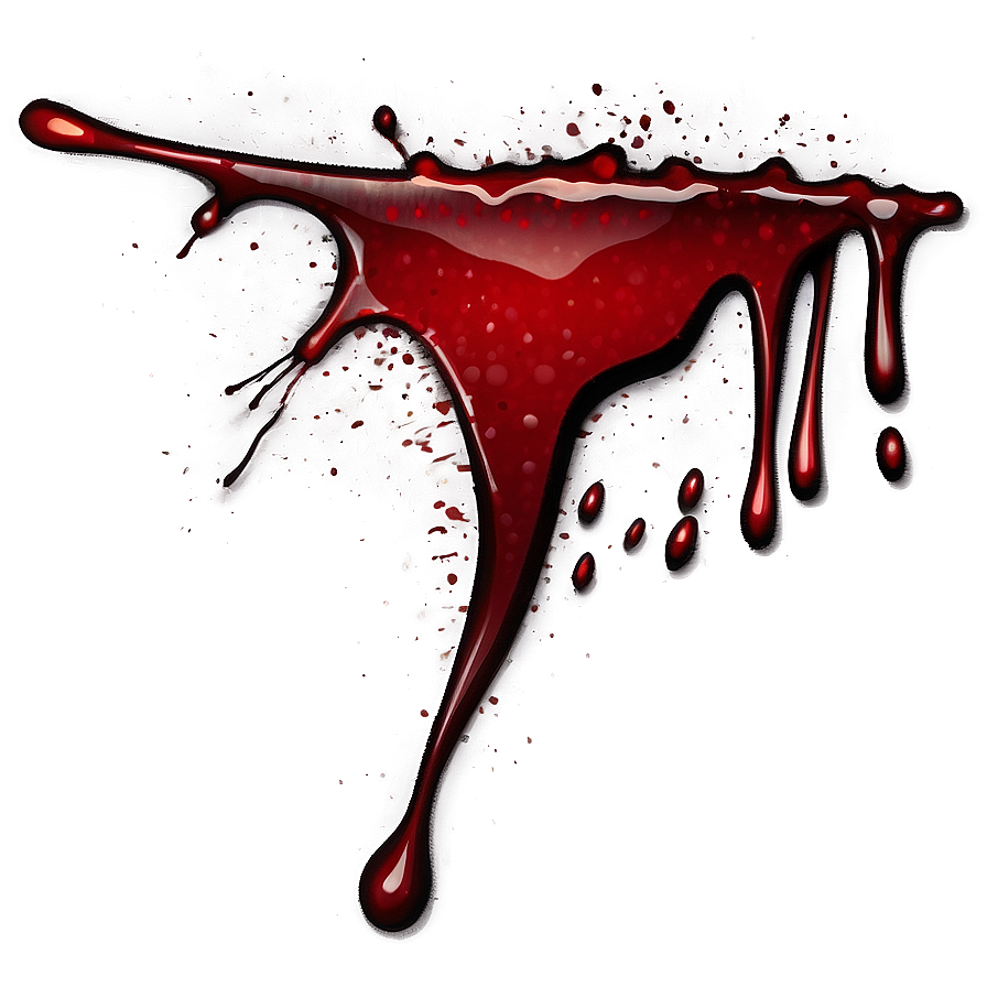 Blood Splatter Artwork Png 04302024 PNG Image