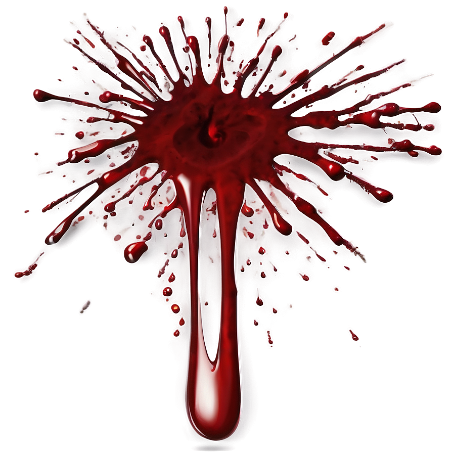 Blood Splatter For Thriller Projects Png 04302024 PNG Image