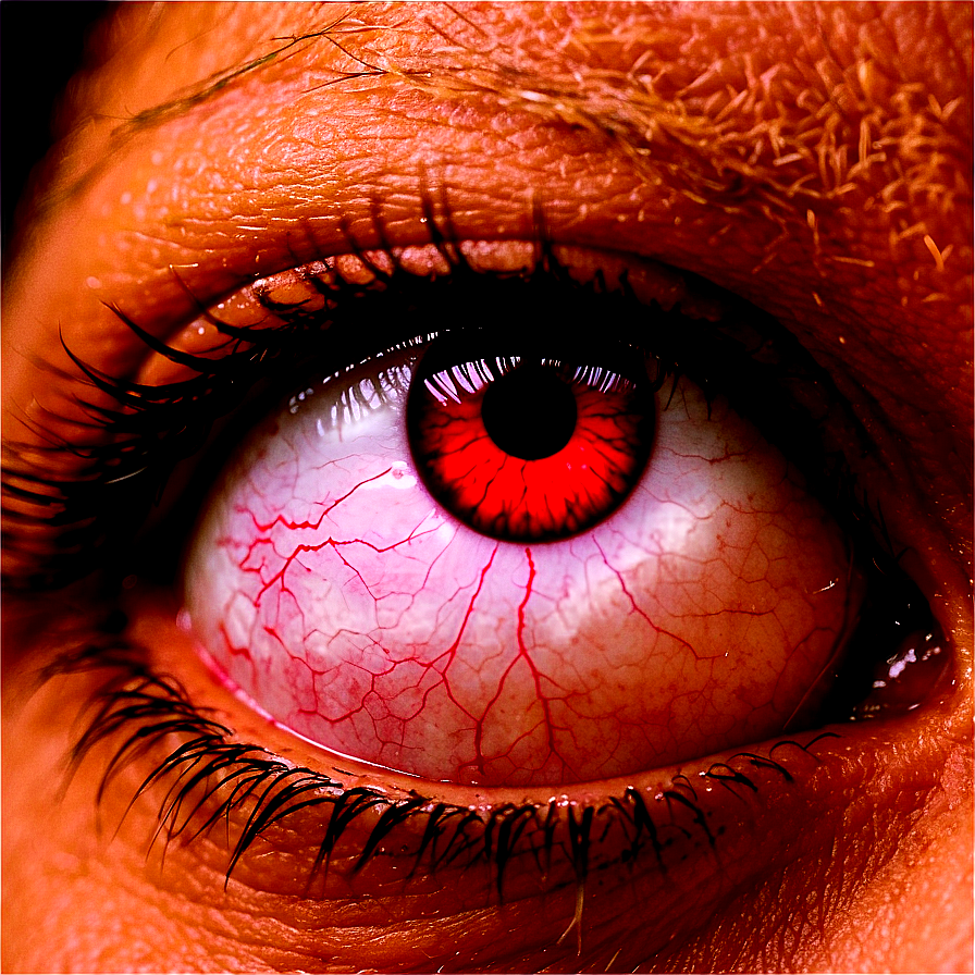 Bloodshot Eyes Halloween Png Cmf PNG Image