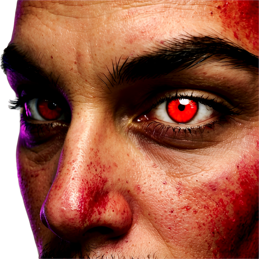 Bloodshot Eyes Spooky Png 06212024 PNG Image