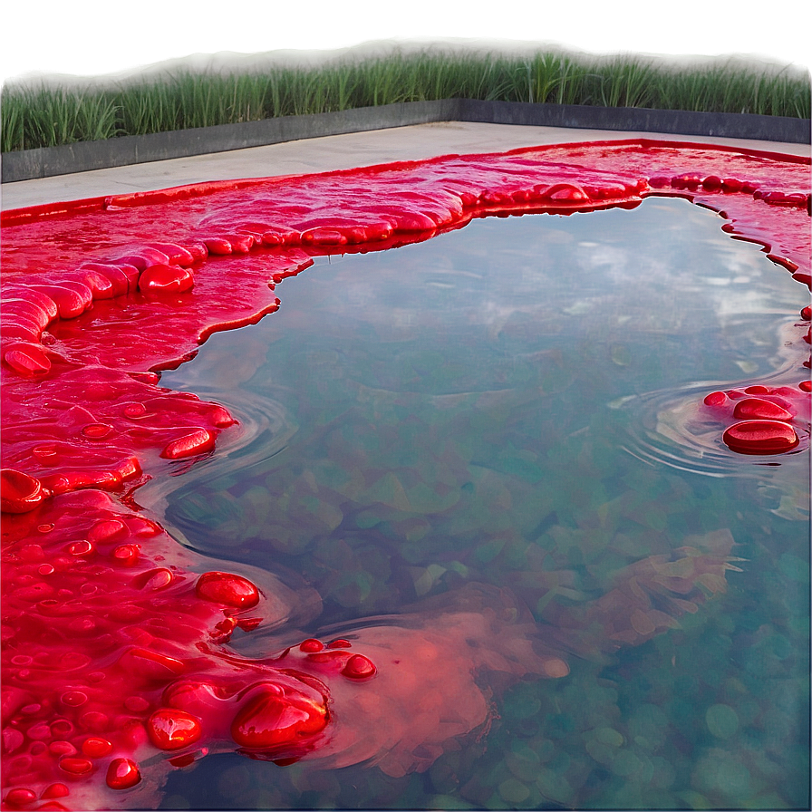 Bloody Water Pool Png 06122024 PNG Image