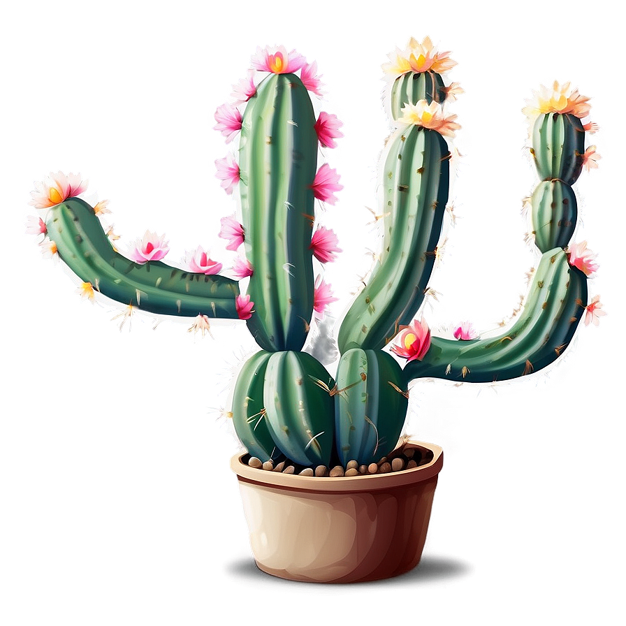 Blooming Cactus Png 9 PNG Image