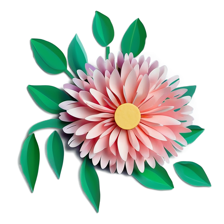 Blooming Flower Cricut Template Png 06282024 PNG Image