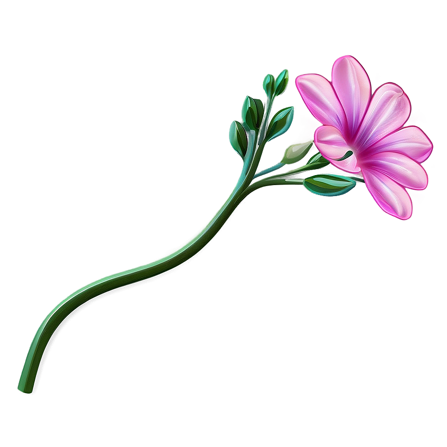 Blooming Flower Stem Png 44 PNG Image