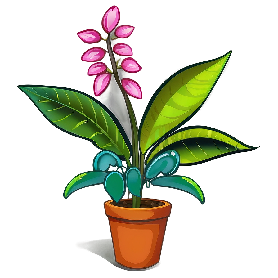 Blooming Plant Clipart Png 06272024 PNG Image