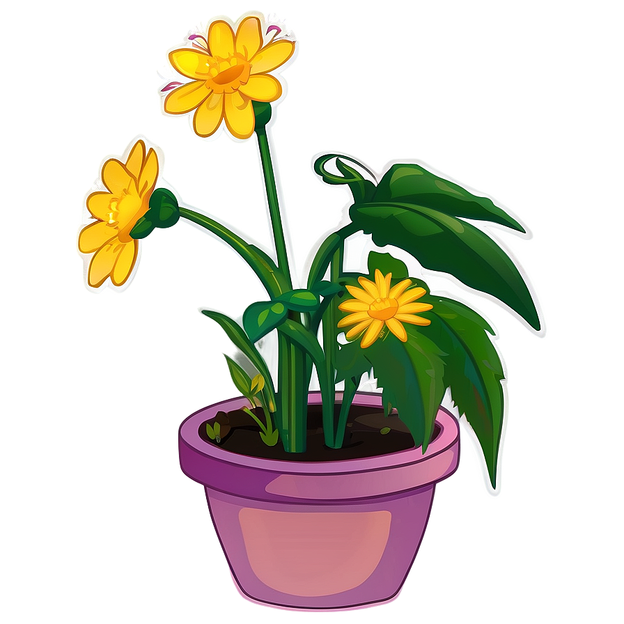 Blooming Plant Clipart Png 19 PNG Image