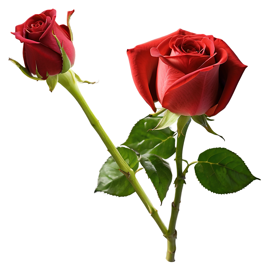 Blooming Red Rose Png Koa PNG Image