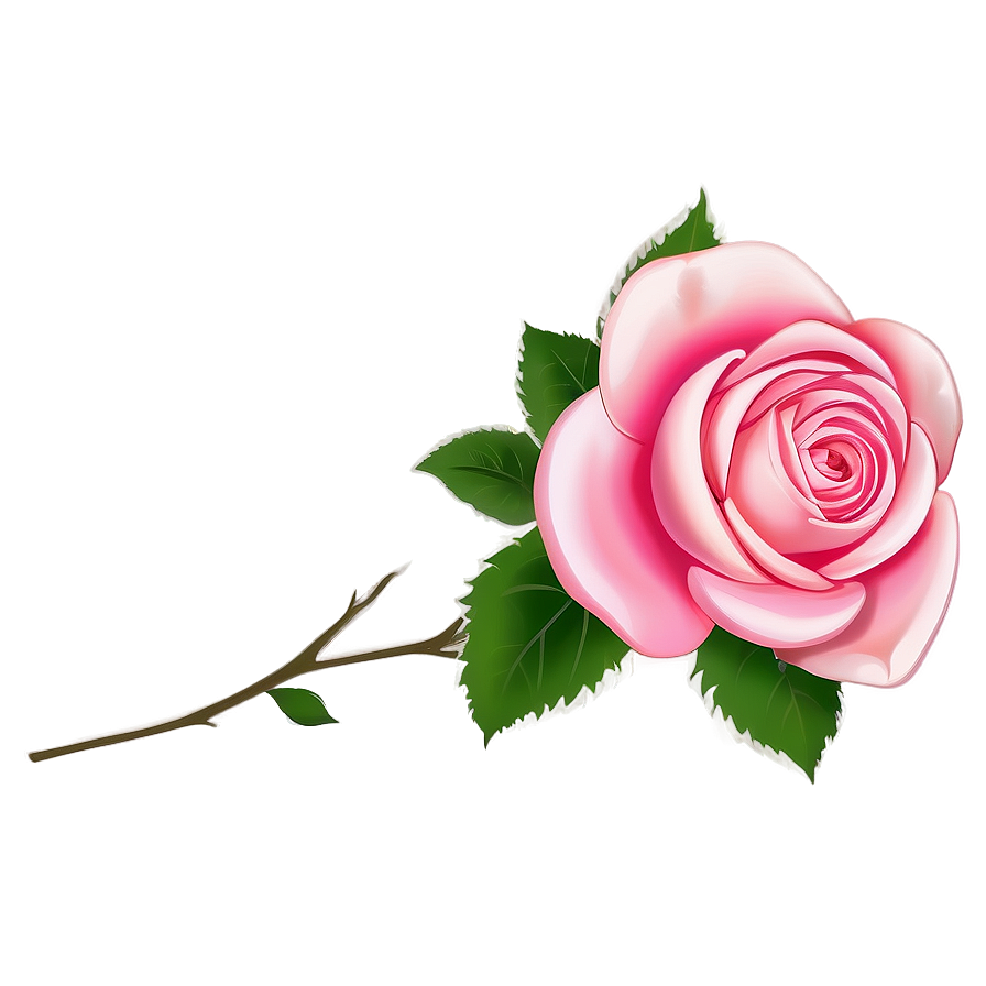 Blooming Rose Sticker Png Tto PNG Image