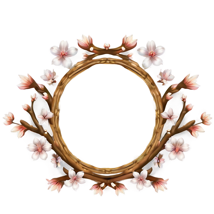 Blossom Frame Png 45 PNG Image