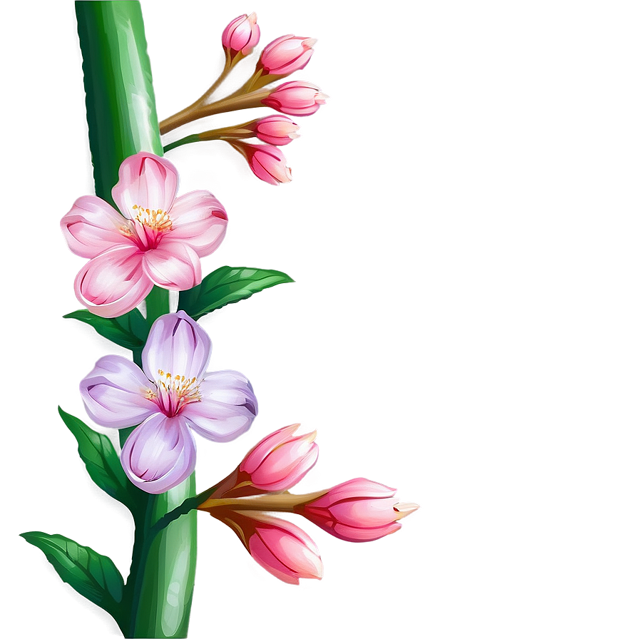 Blossom Frame Png Tcu53 PNG Image