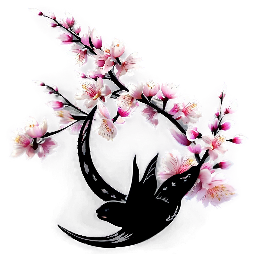 Blossom Silhouette Png Lai88 PNG Image