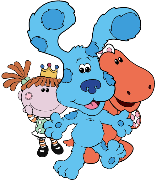 Blue_and_ Friends_ Cartoon_ Characters PNG Image