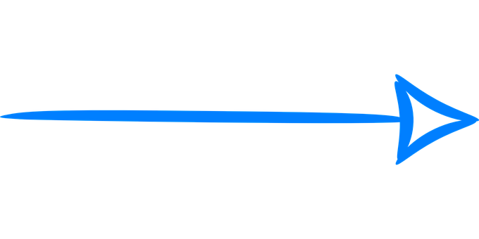 Blue Arrow Graphic PNG Image