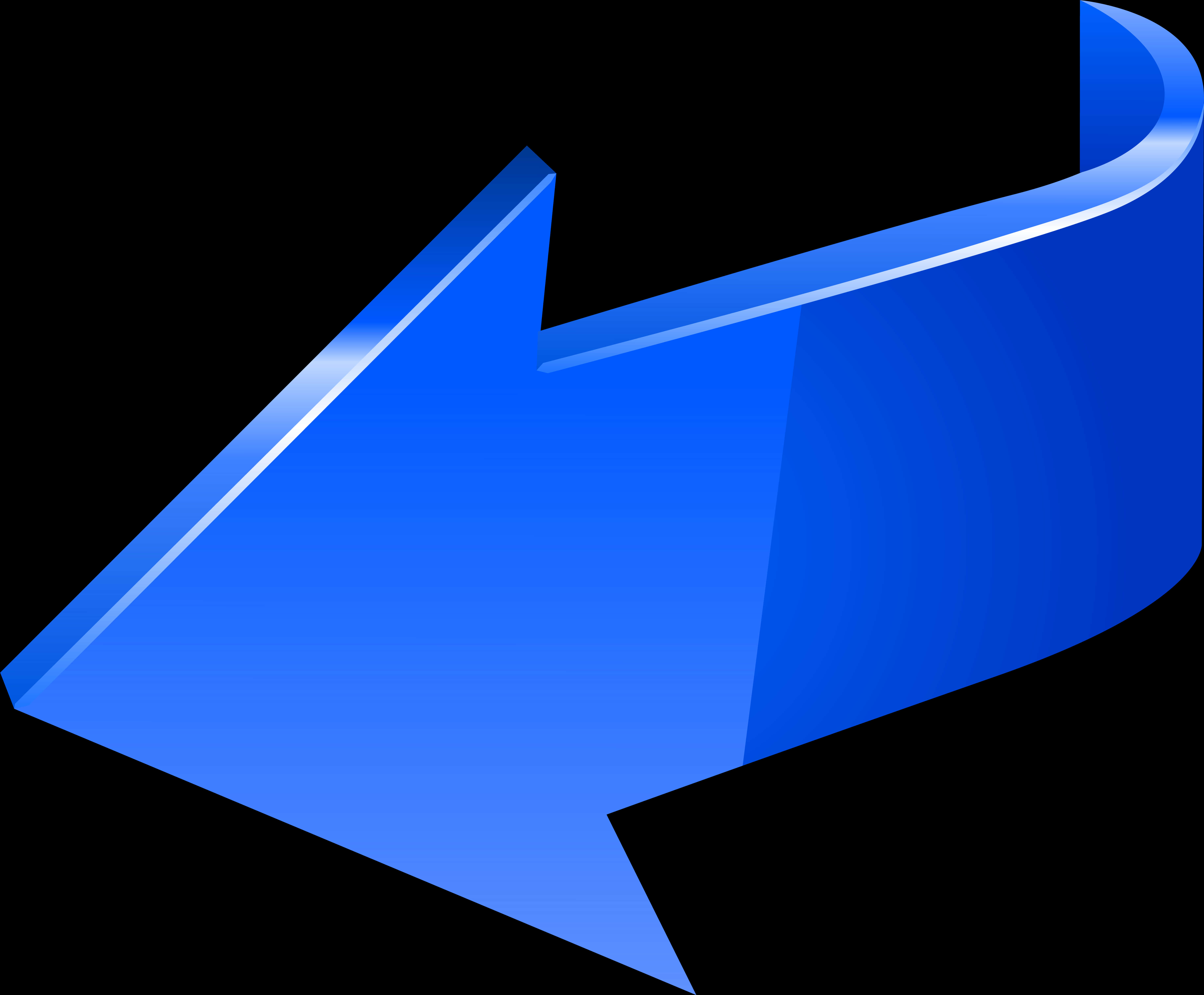 Blue Arrow Graphic PNG Image