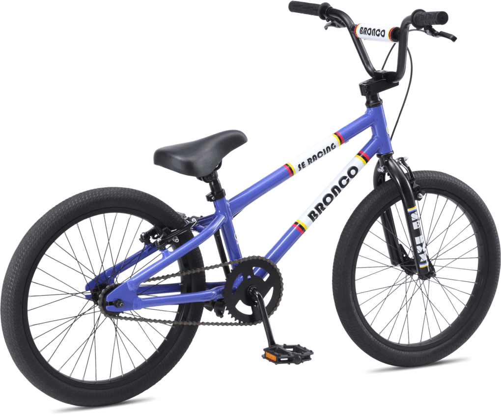 Blue B M X Bike Profile PNG Image