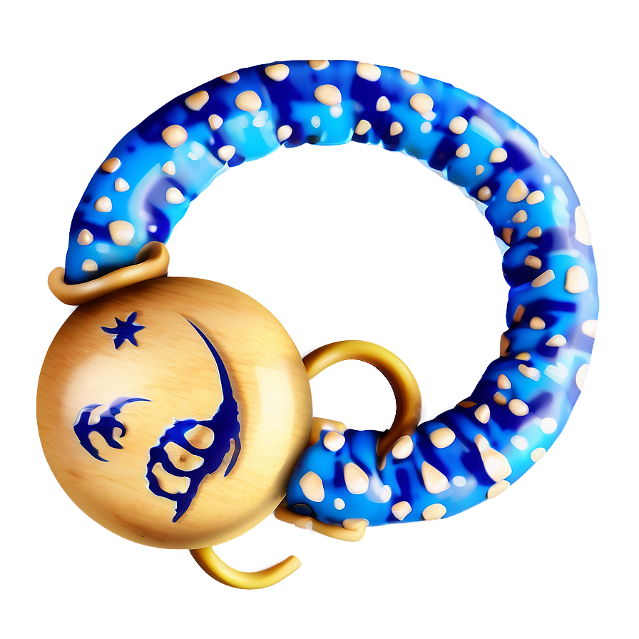 Blue Baby Rattle Png Kgg PNG Image