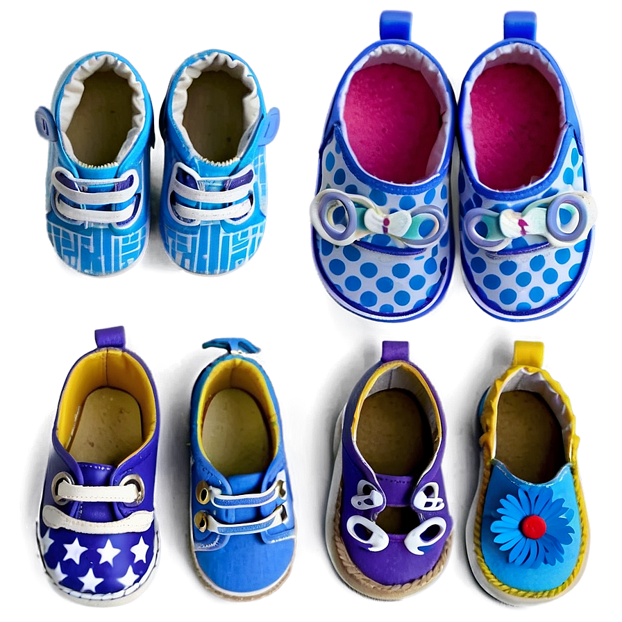 Blue Baby Shoes Png 06262024 PNG Image