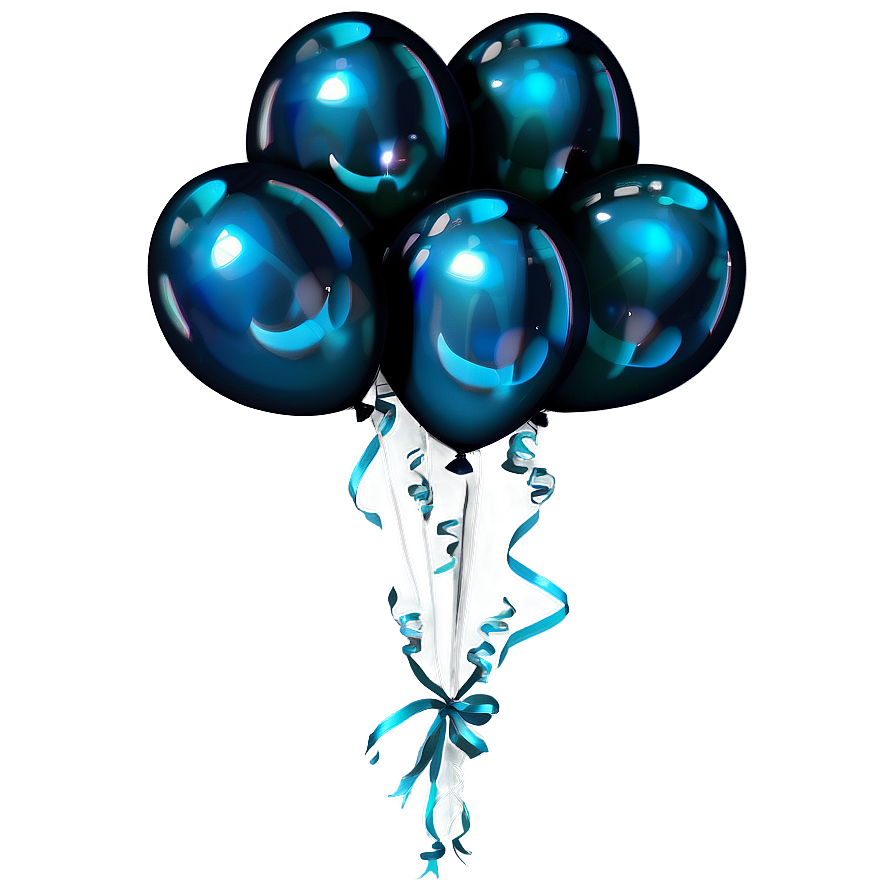 Blue Balloons Png Eit37 PNG Image