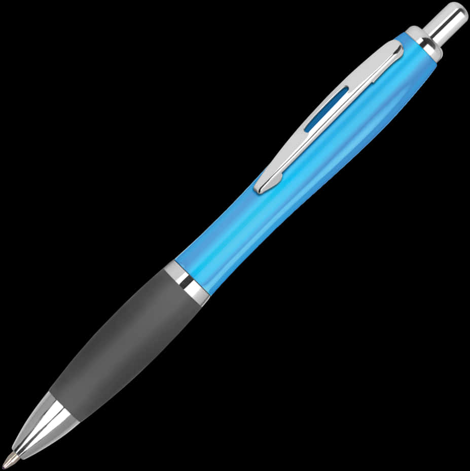 Blue Ballpoint Pen PNG Image