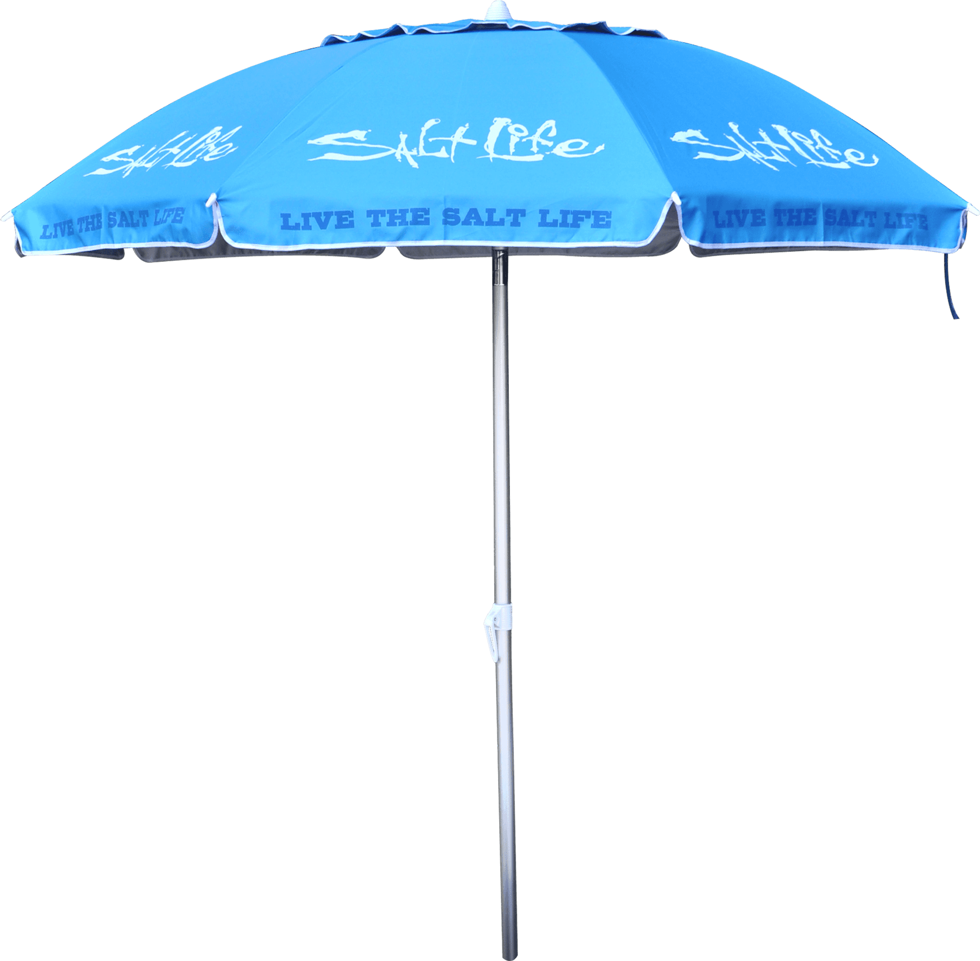 Blue Beach Umbrella Sun Protection PNG Image