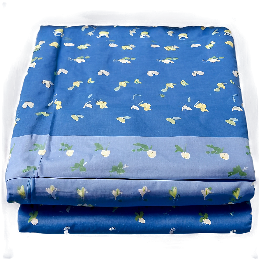 Blue Bed Sheet Png 06272024 PNG Image