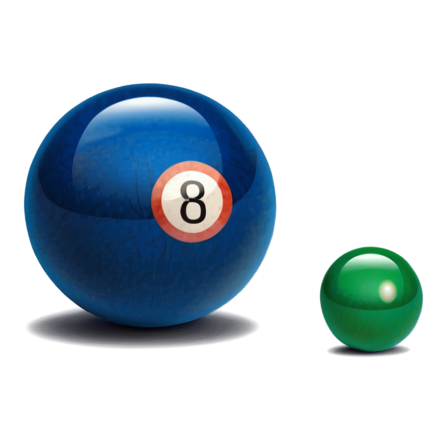 Blue Billiard Ball Png 06132024 PNG Image