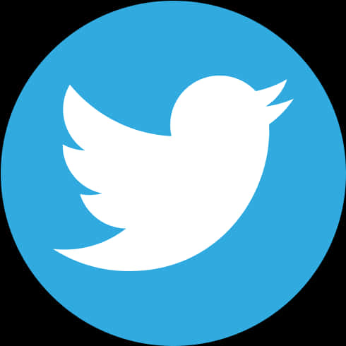 Blue Bird Social Media Icon PNG Image