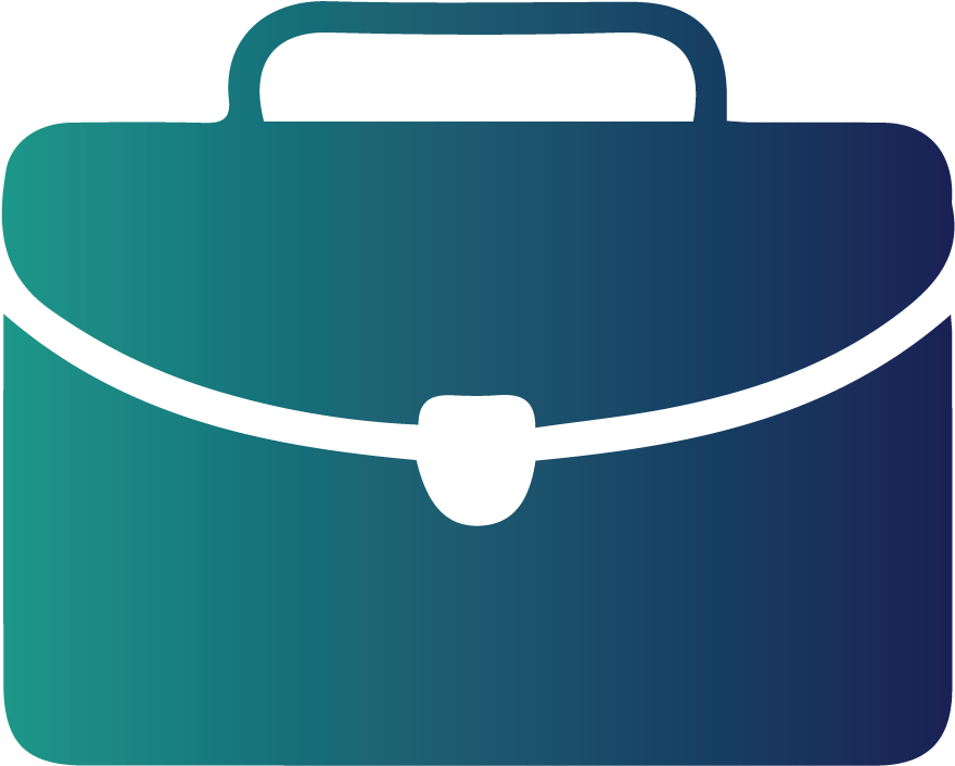 Blue Briefcase Icon PNG Image