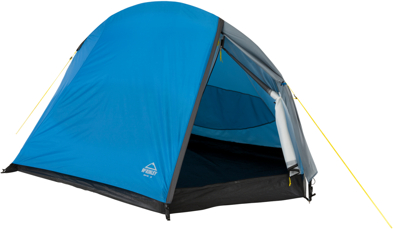 Blue Camping Tent Isolated PNG Image