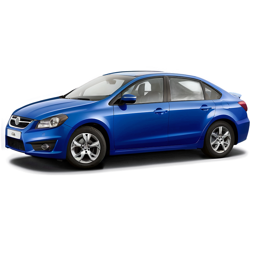 Blue Car A PNG Image