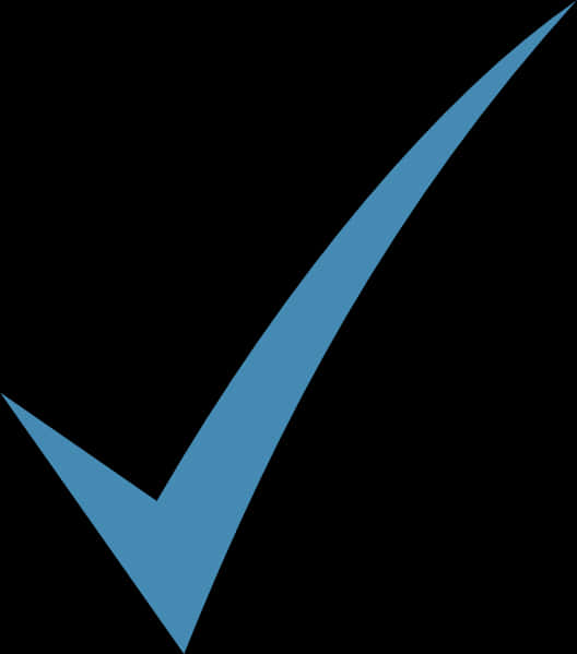 Blue Checkmark Graphic PNG Image