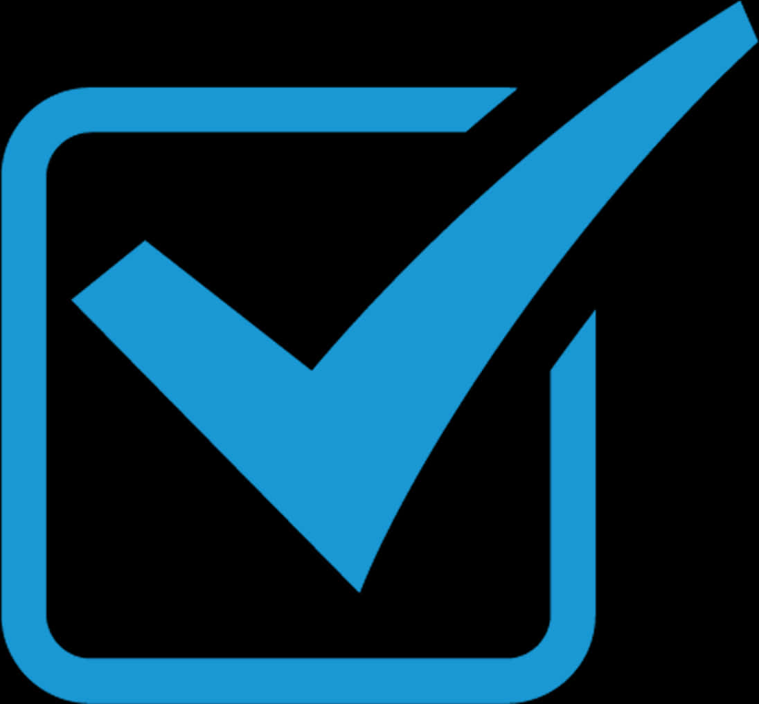 Blue Checkmark Icon PNG Image