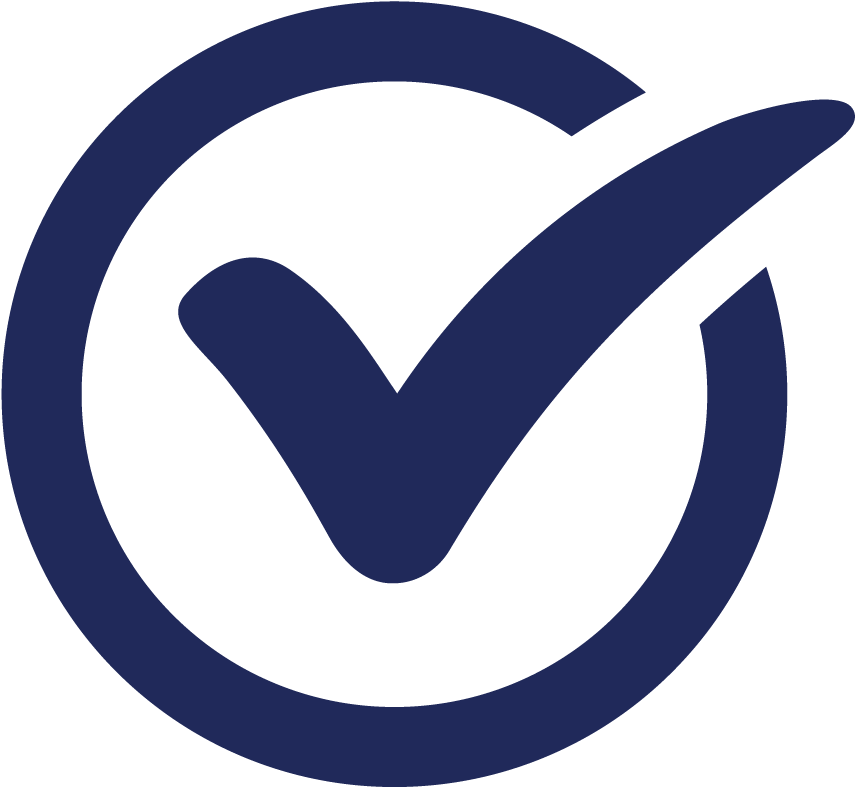 Blue Checkmark Logo PNG Image