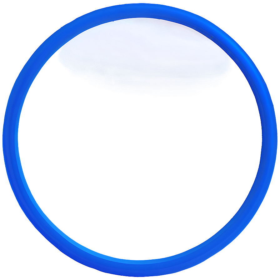 Blue Circle Outline Png Ruu PNG Image