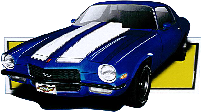 Blue Classic Chevelle S S PNG Image